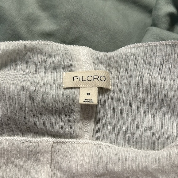 Pilcro Long-Sleeve Sheer Corset Tee - Picture 8 of 8